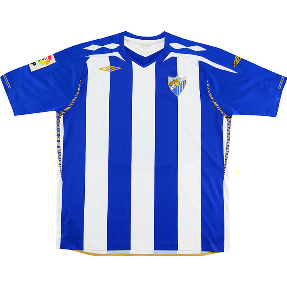 2007-09 Malaga Home Shirt (Excellent) L