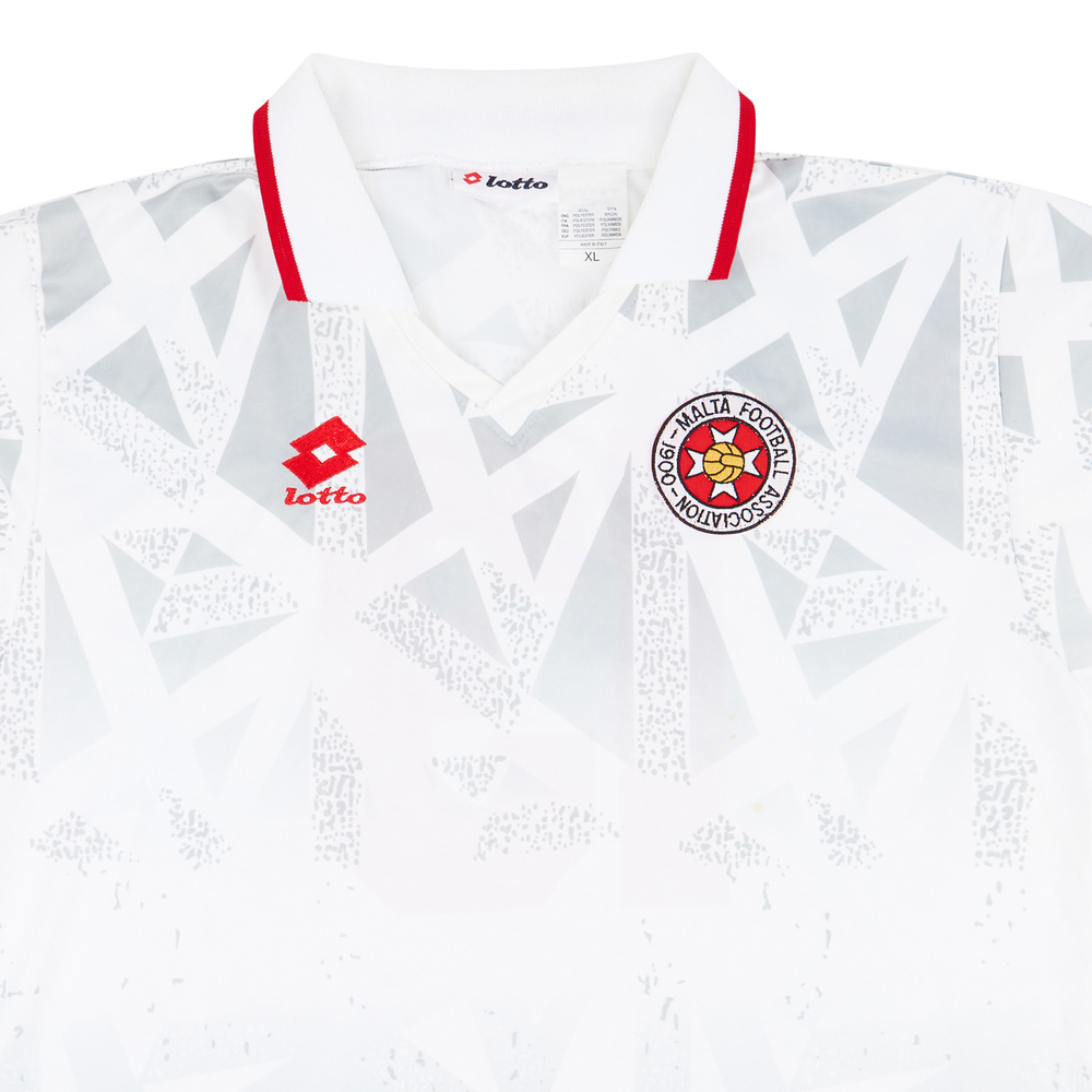 1995-97 Malta Match Issue Away Shirt #13-Match Worn Shirts Other European Certified Match Worn