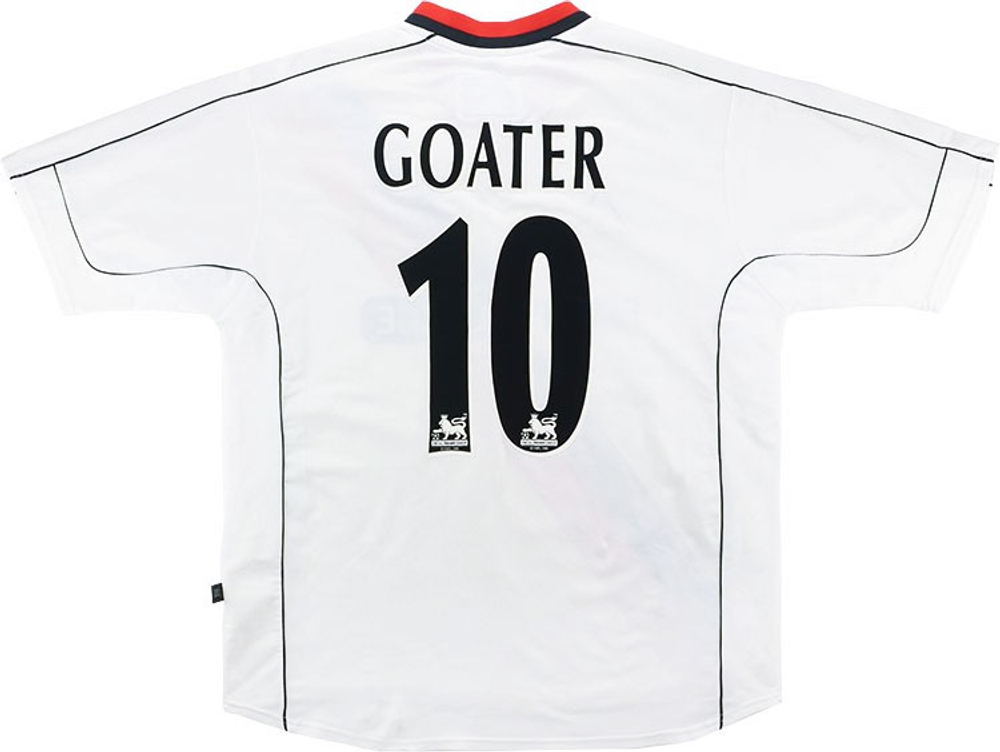 2002-03 Manchester City Away Shirt Goater #10 *As New* L