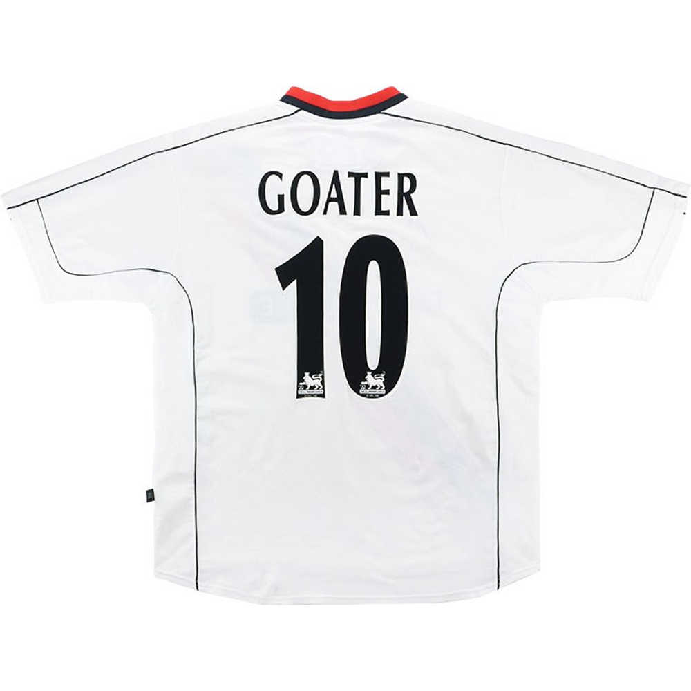 2002-03 Manchester City Away Shirt Goater #10 (Excellent) XL