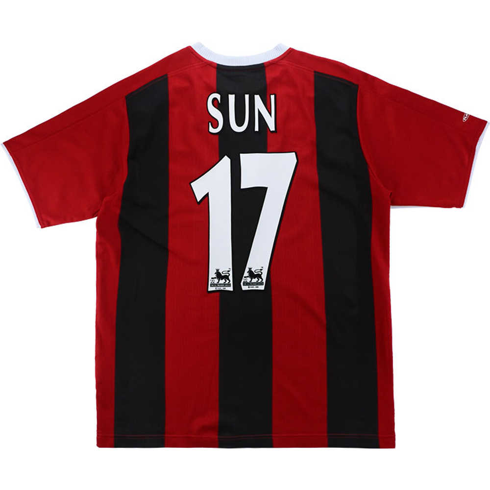 2003-04 Manchester City Away Shirt Sun #17 (Excellent) XL