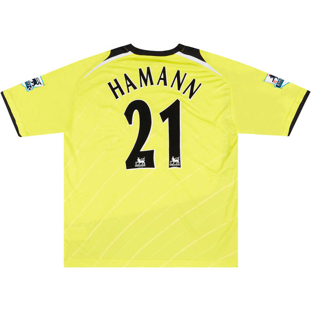 2006-07 Manchester City Match Issue Third Shirt Hamann #21