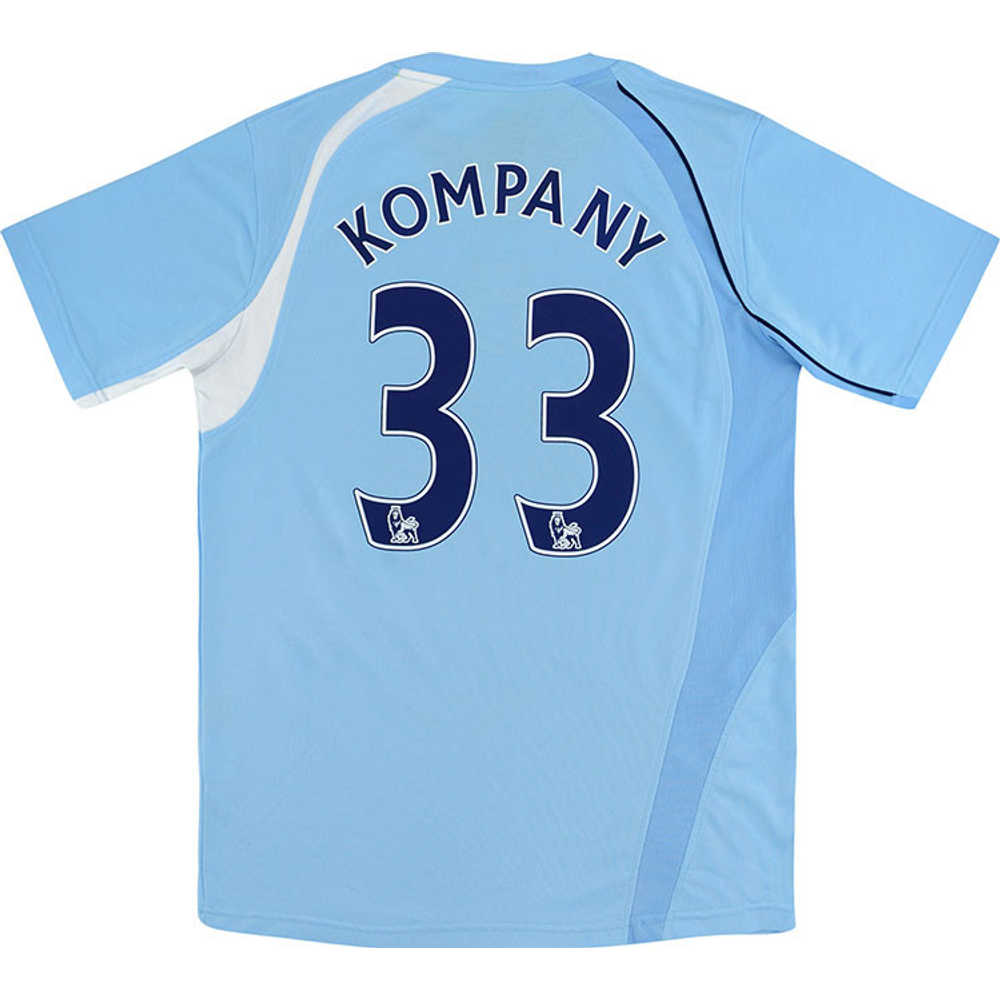 2008-09 Manchester City Home Shirt Kompany #33 (Very Good) XL