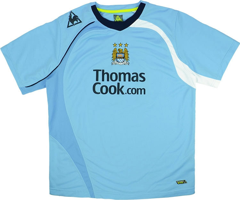 2008-09 Manchester City Home Shirt Kompany #33 (Excellent) XL