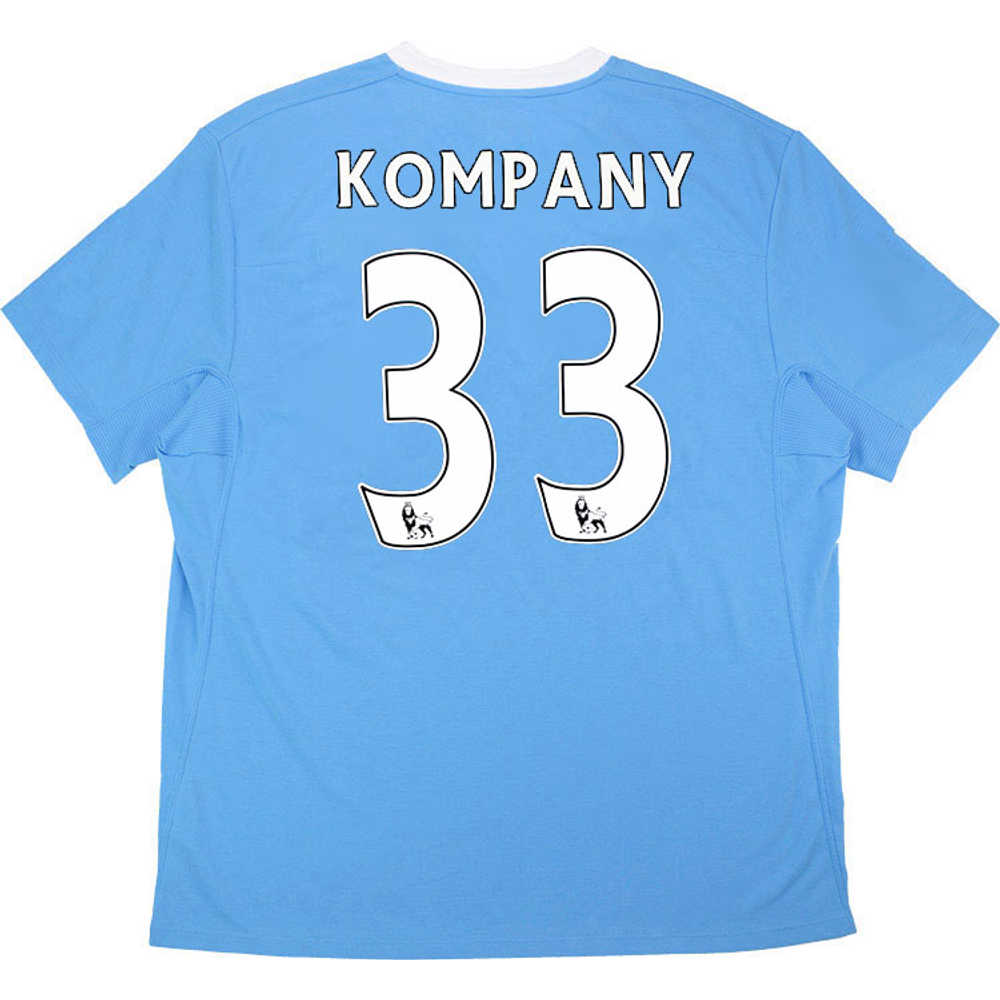 2009-10 Manchester City Home Shirt Kompany #33 (Excellent) XXL