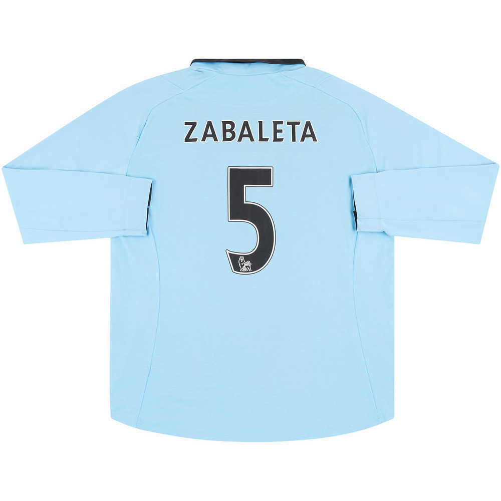 2012-13 Manchester City Home L/S Shirt Zabaleta #5 (Very Good) XXL