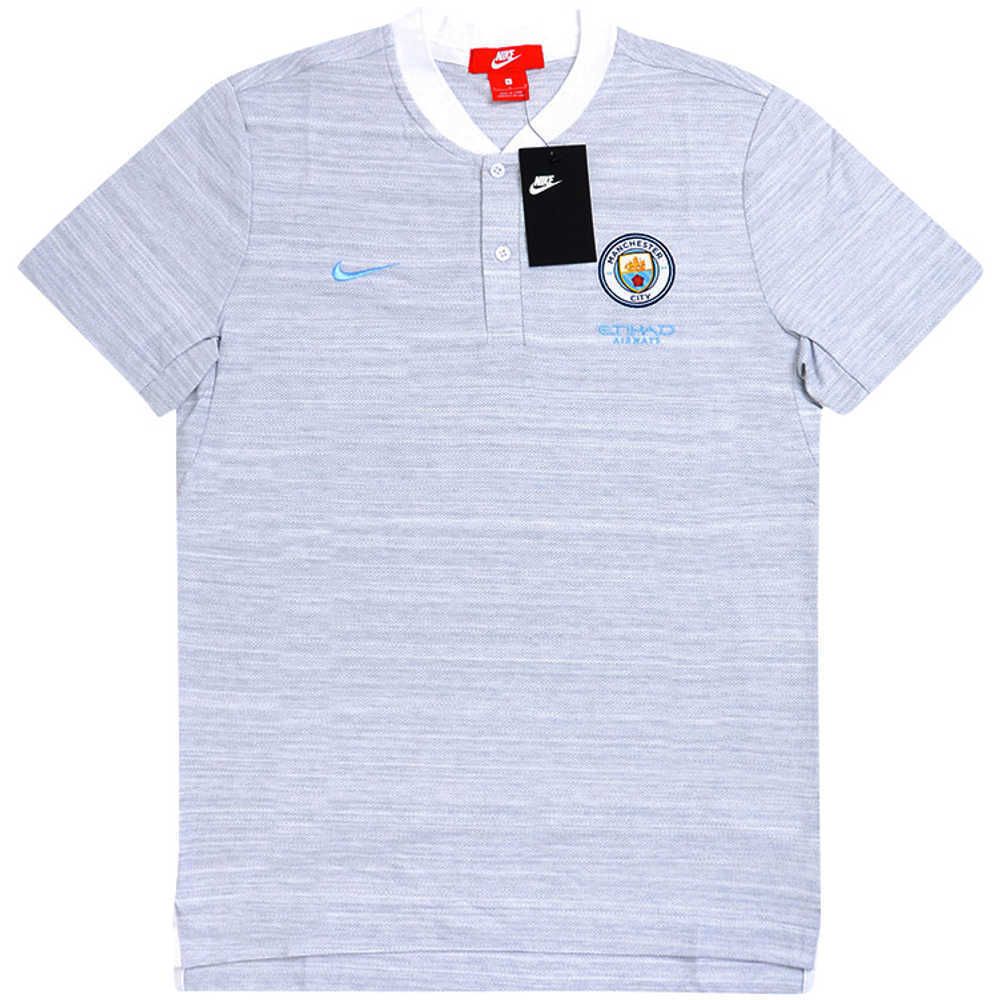 2018-19 Manchester City Player Issue Pre-Match Polo *BNIB*