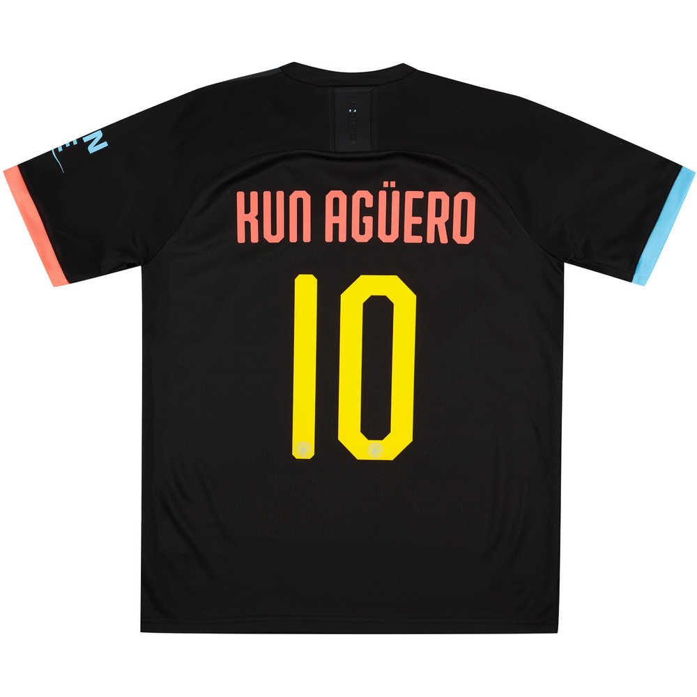 2019-20 Manchester City Away Shirt Kun Agüero #10 *w/Tags* BOYS
