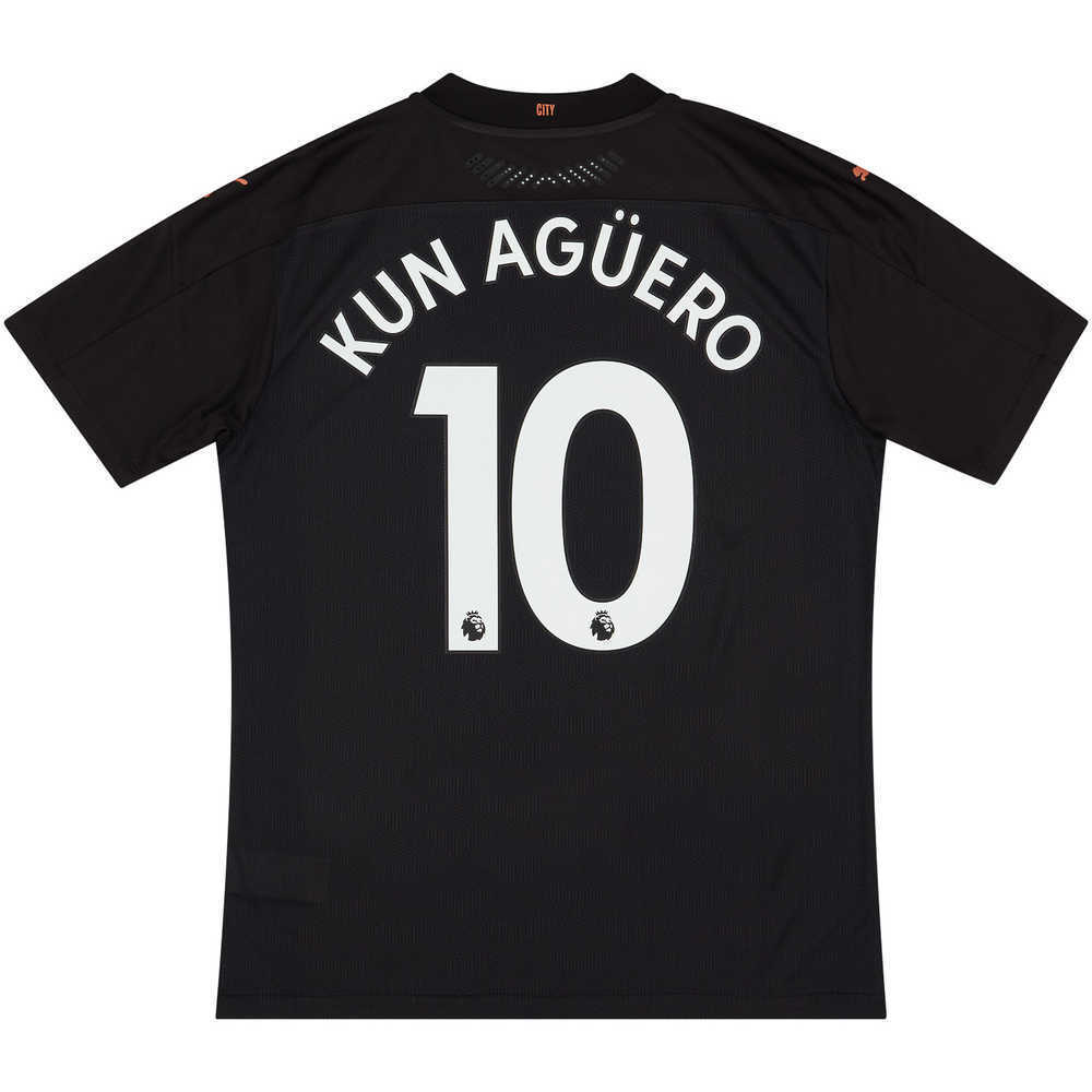 2020-21 Manchester City Player Issue Away Shirt Kun Agüero #10 *w/Tags*