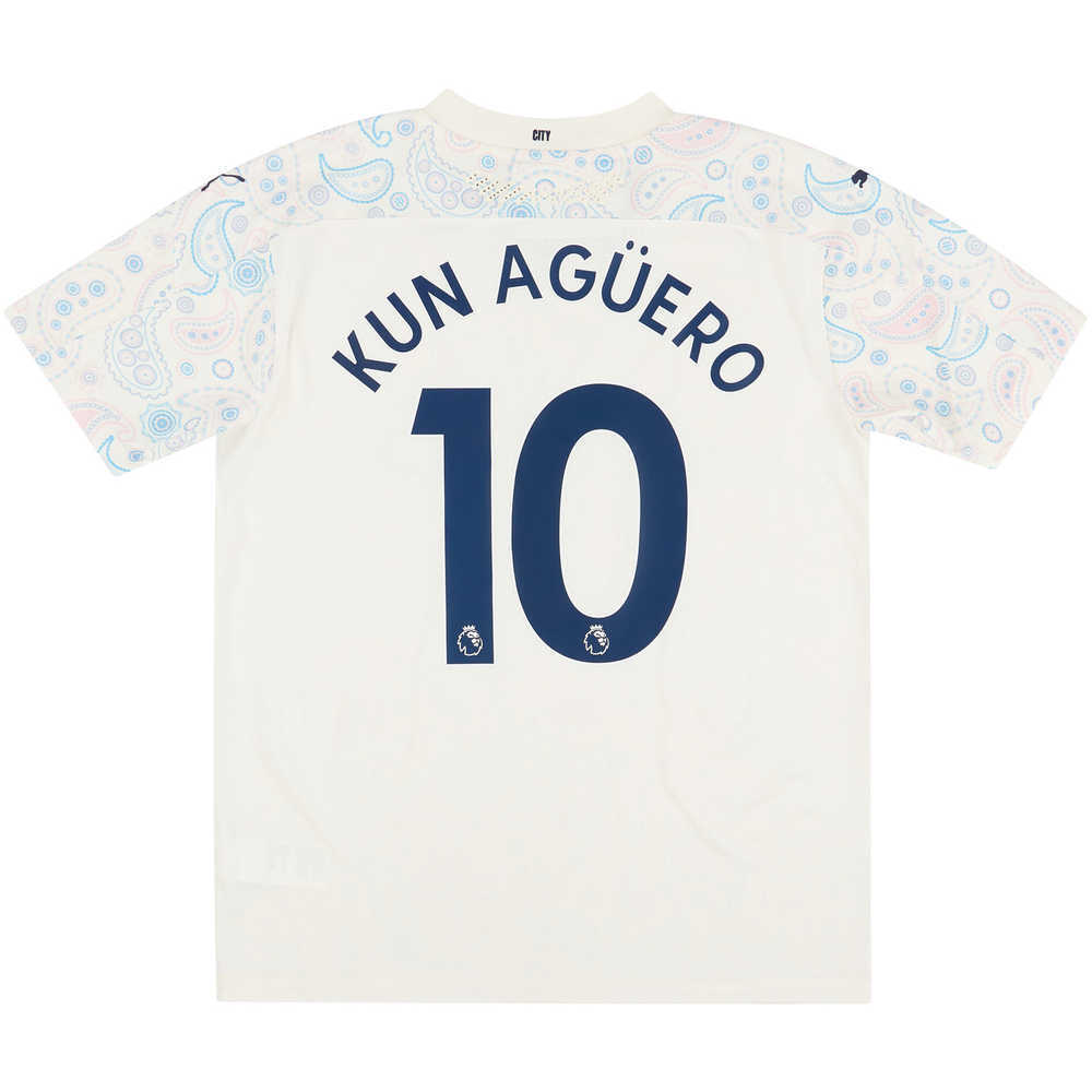 2020-21 Manchester City Player Issue Third Shirt Kun Agüero #10 *w/Tags*