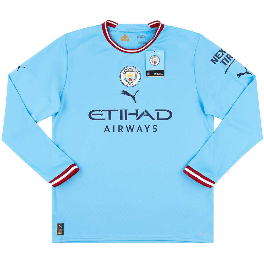 2022-23 Manchester City Home L/S Shirt *BNIB*