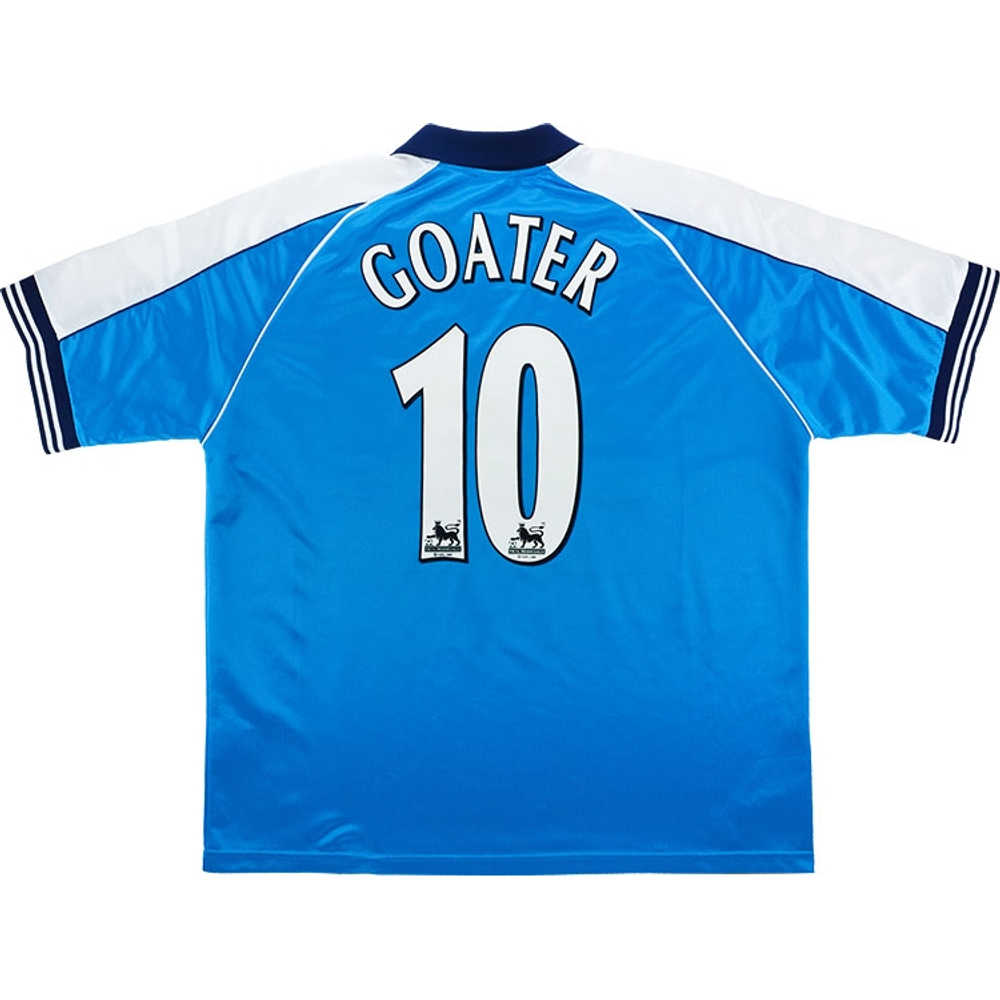 1999-01 Manchester City Home Shirt Goater #10 (Very Good) XXL