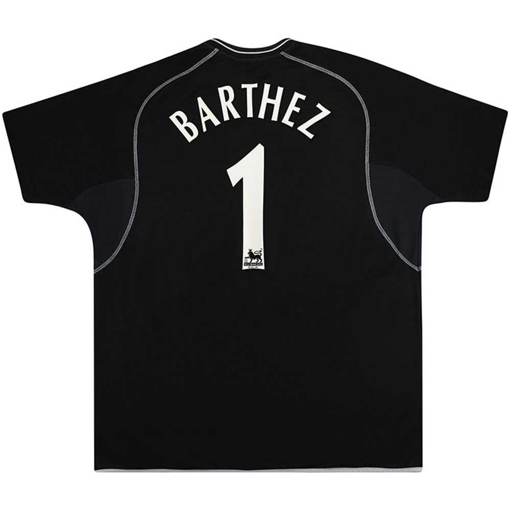 2000-02 Manchester United GK S/S Shirt Barthez #1 (Good) Y