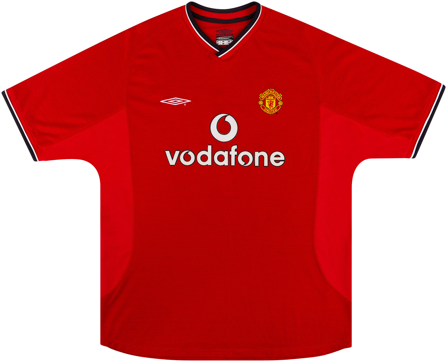 2000-02 Manchester United Home Shirt (9/10)