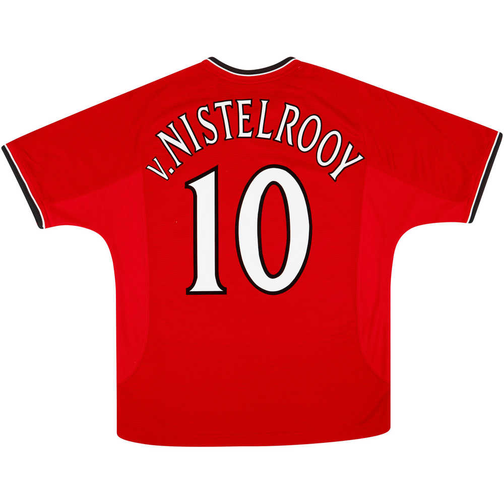 2000-02 Manchester United Home Shirt v.Nistelrooy #10 (Very Good) M