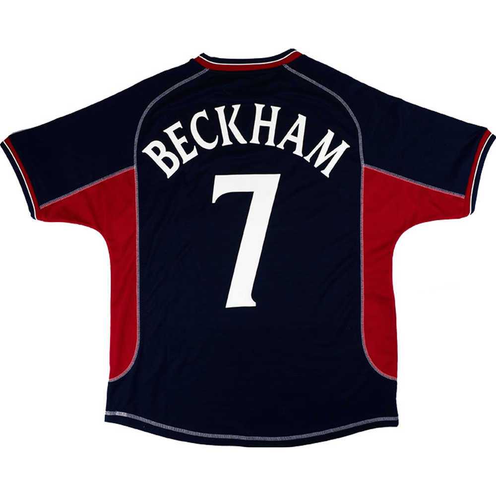 2000-01 Manchester United Third Shirt Beckham #7 (Very Good) L