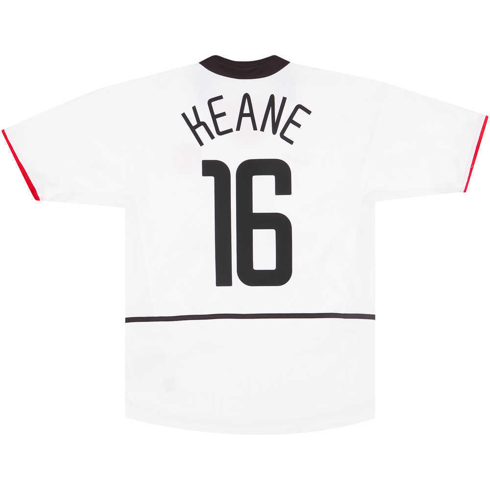 2002-03 Manchester United Away Shirt Keane #16 (Very Good) XL