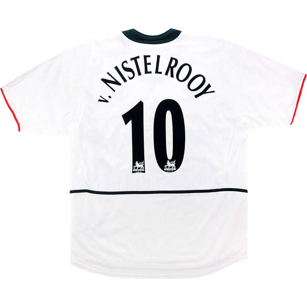 2002-03 Manchester United Away v.Nistelrooy #10 (Excellent) L