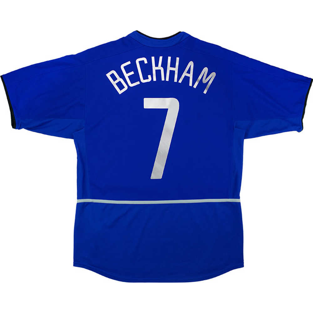 2002-03 Manchester United Third Shirt Beckham #7 (Excellent) XL