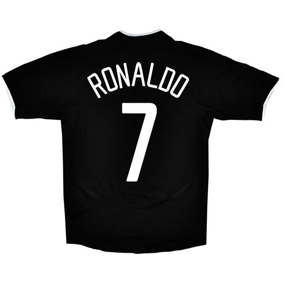 2003-05 Manchester United CL Away Shirt Ronaldo #7 (Excellent) L