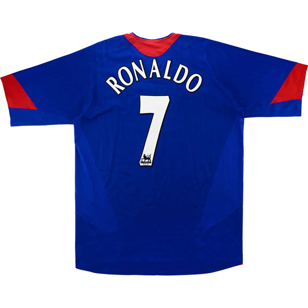 2005-06 Manchester United Away Shirt Ronaldo #7 (Excellent) XL