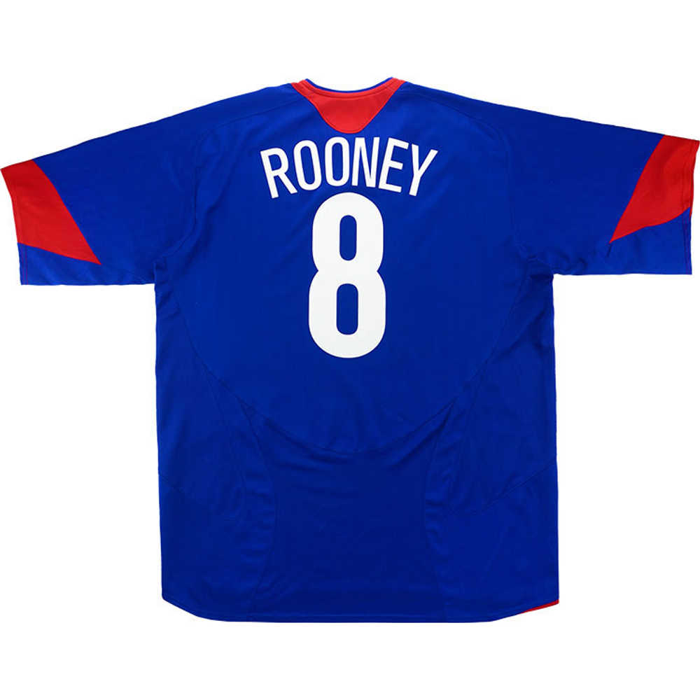 2005-06 Manchester United Away Shirt Rooney #8 (Excellent) L
