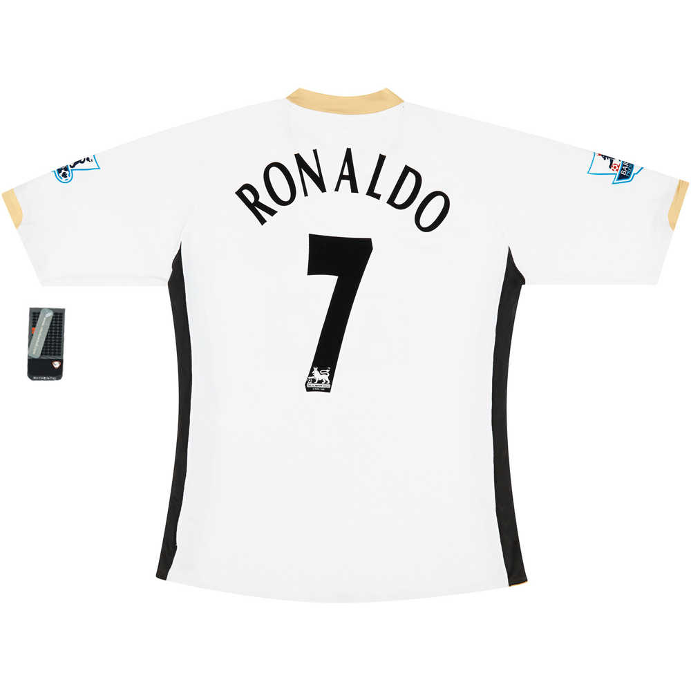 2006-08 Manchester United Player Issue Away Shirt Ronaldo #7 *w/Tags* XXL