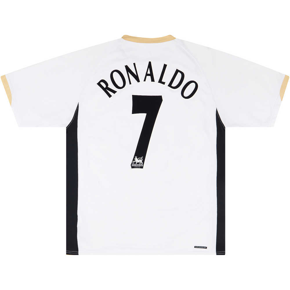 2006-08 Manchester United Away Shirt Ronaldo #7 (Very Good) L