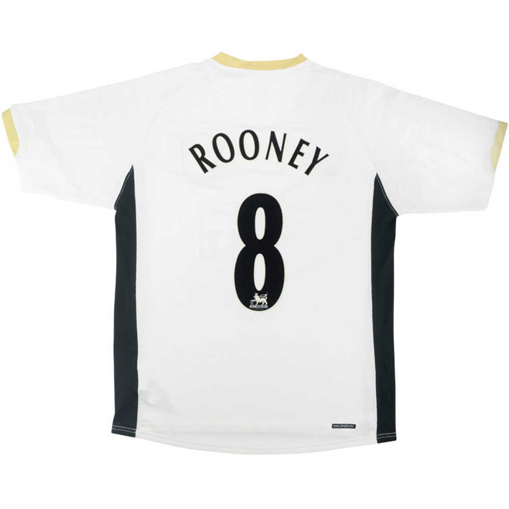 2006-08 Manchester United Away Shirt Rooney #8 (Very Good) XXL