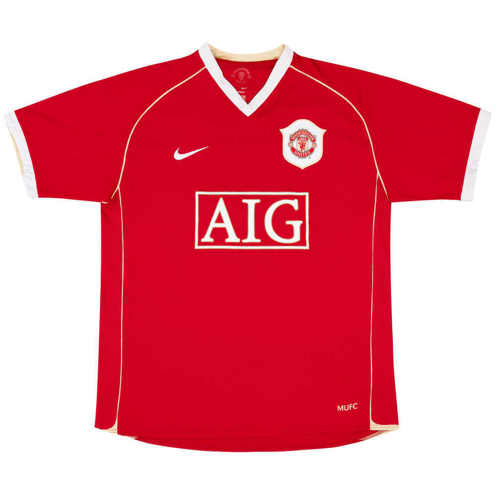 2006-07 Manchester United Home Shirt (Very Good) XXL