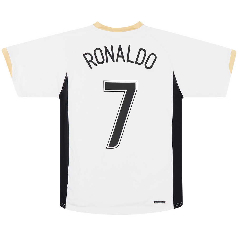 2006-08 Manchester United Away Shirt Ronaldo #7 (Excellent) S