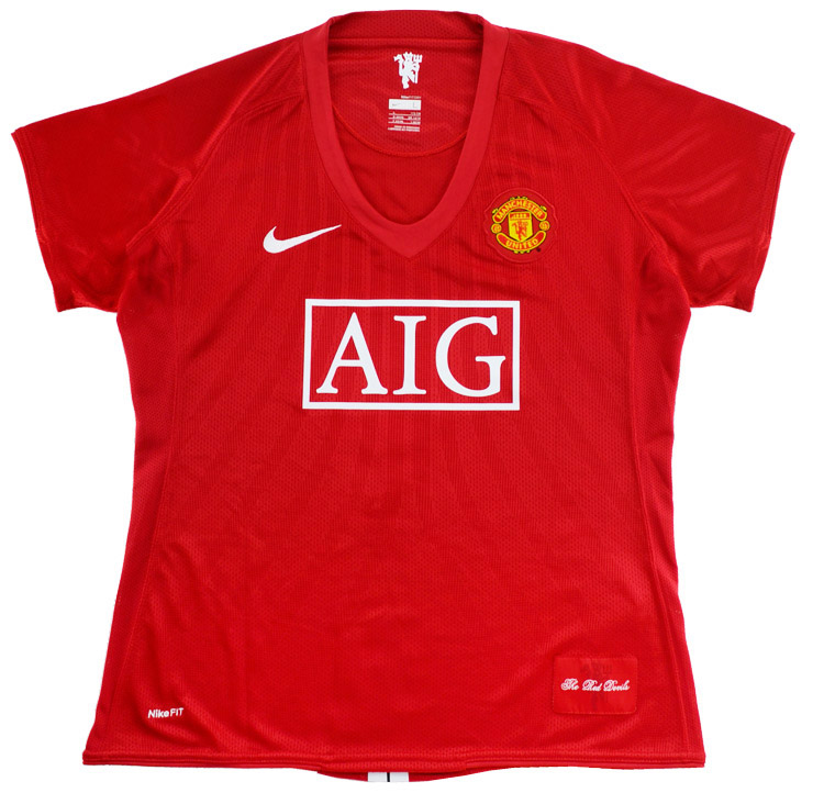 2007-09 Manchester United Home Shirt - 8/10 - Women's ()