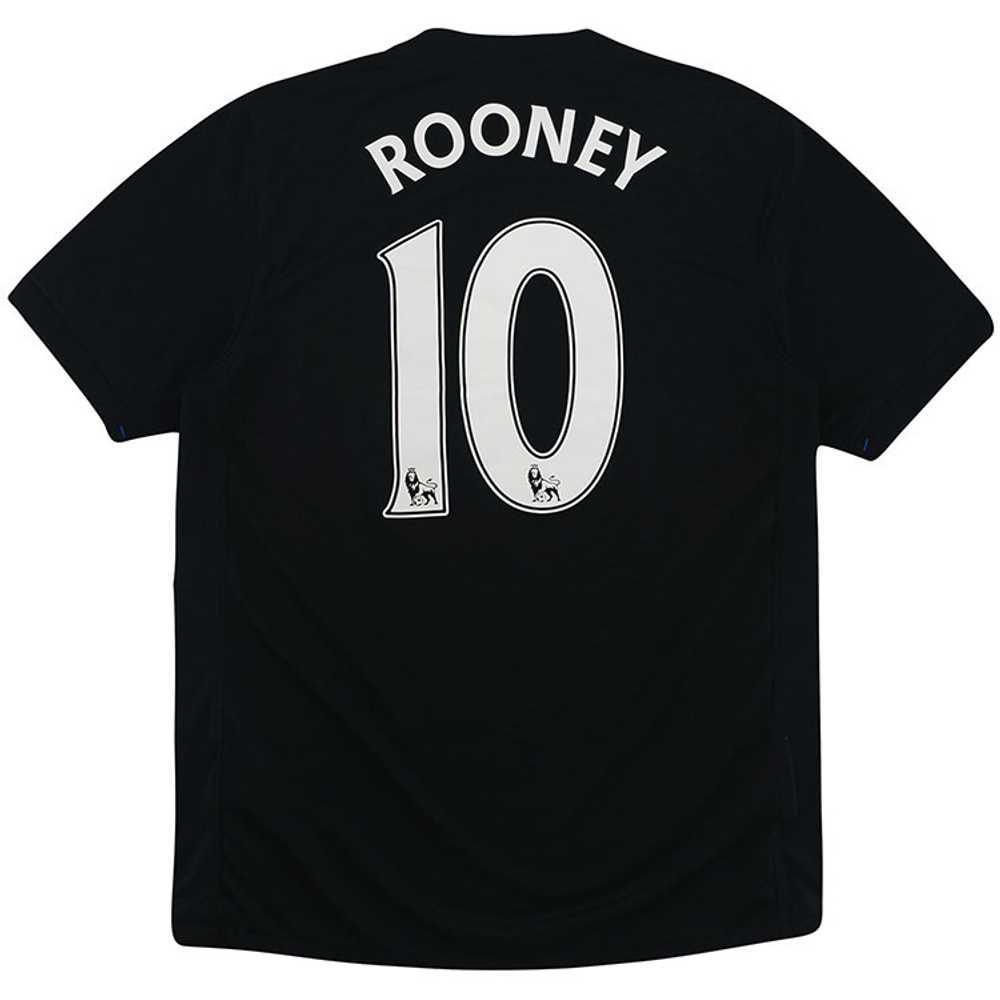 2009-10 Manchester United Away Shirt Rooney #10 (Excellent) L
