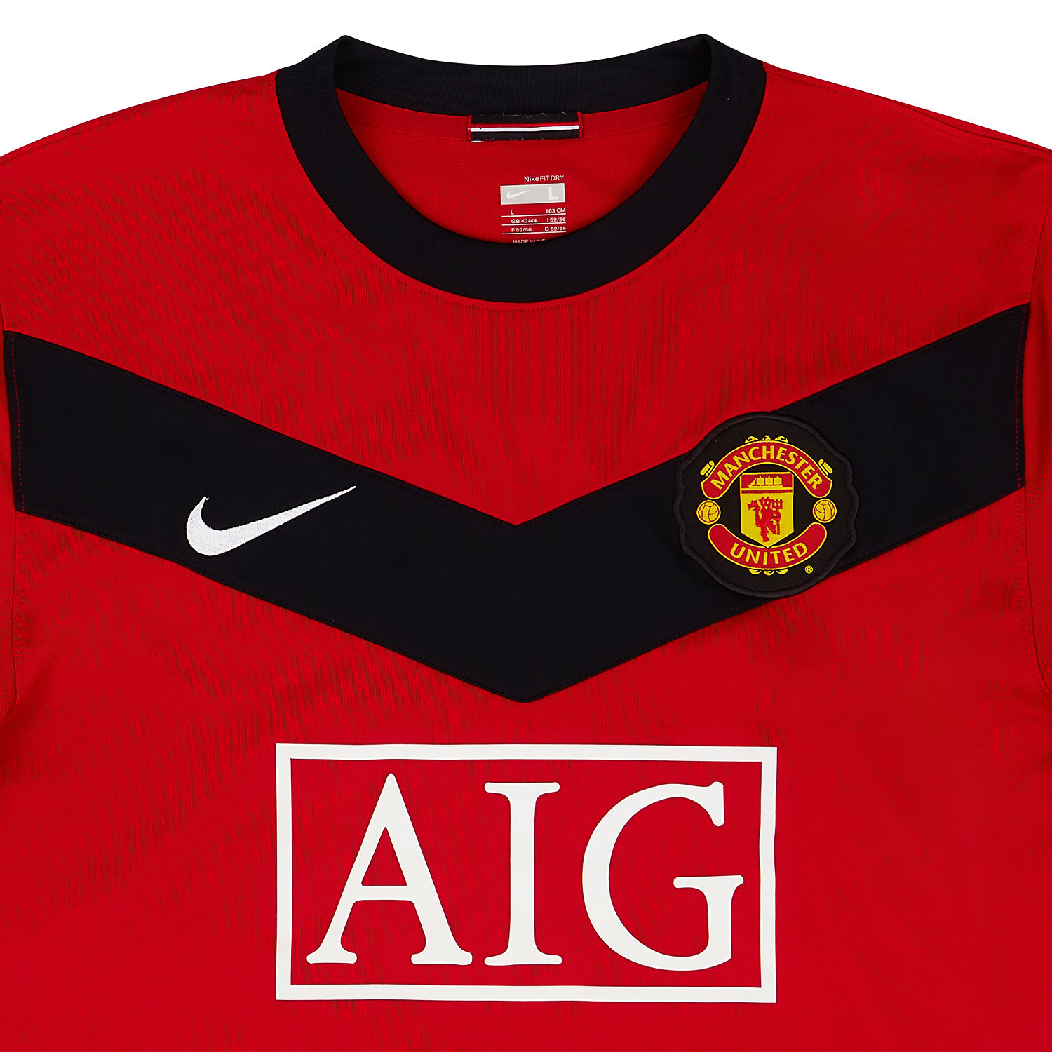 Shop Nike Fit Manchester United AIG White Jersey