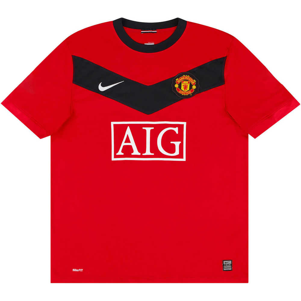 2009-10 Manchester United Home Shirt (Very Good) L