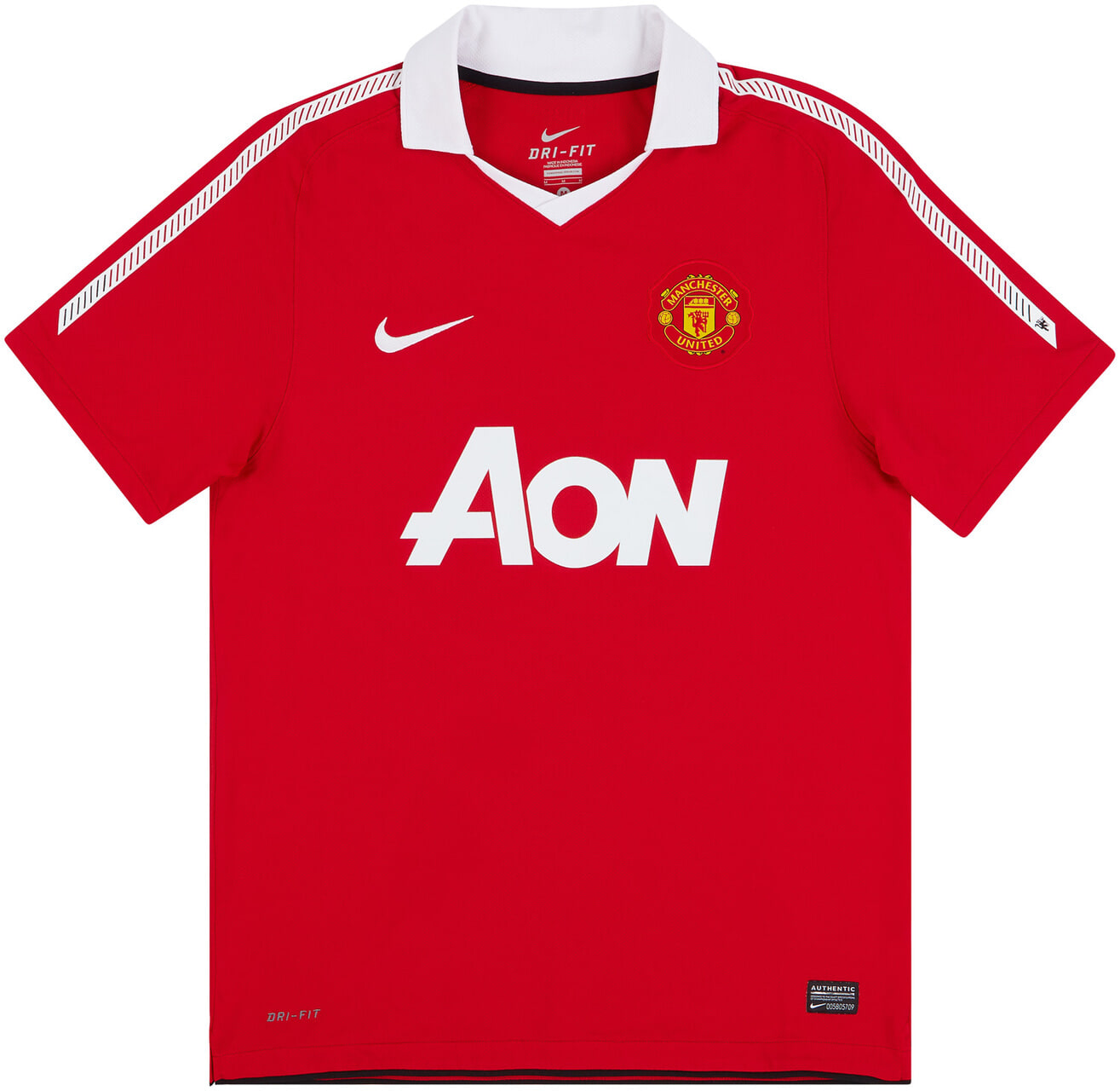 2010-11 Manchester United Home Shirt - 7/10 -