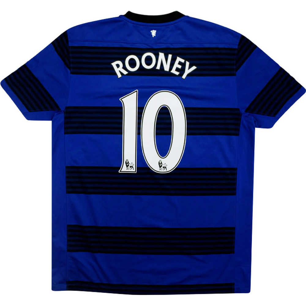 2011-13 Manchester United Away Shirt Rooney #10 (Very Good) L