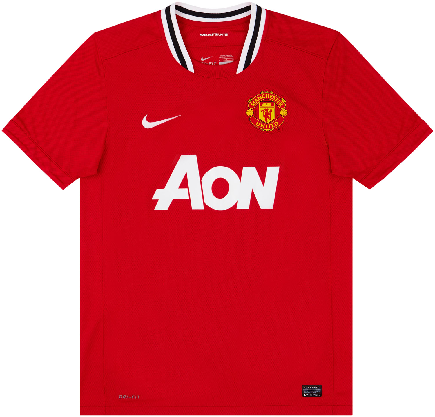 2011-12 Manchester United Home Shirt - 6/10 -