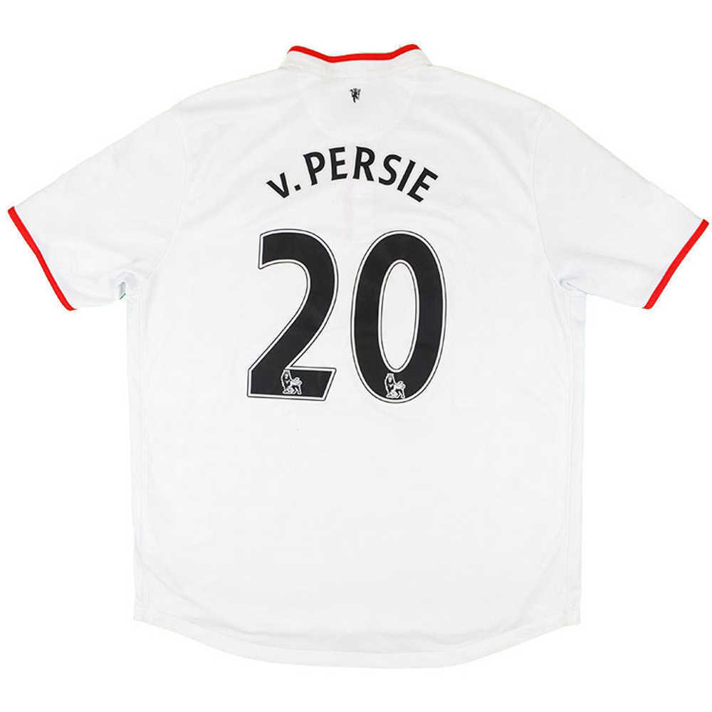 2012-14 Manchester United Away Shirt v.Persie #20 (Excellent) XL