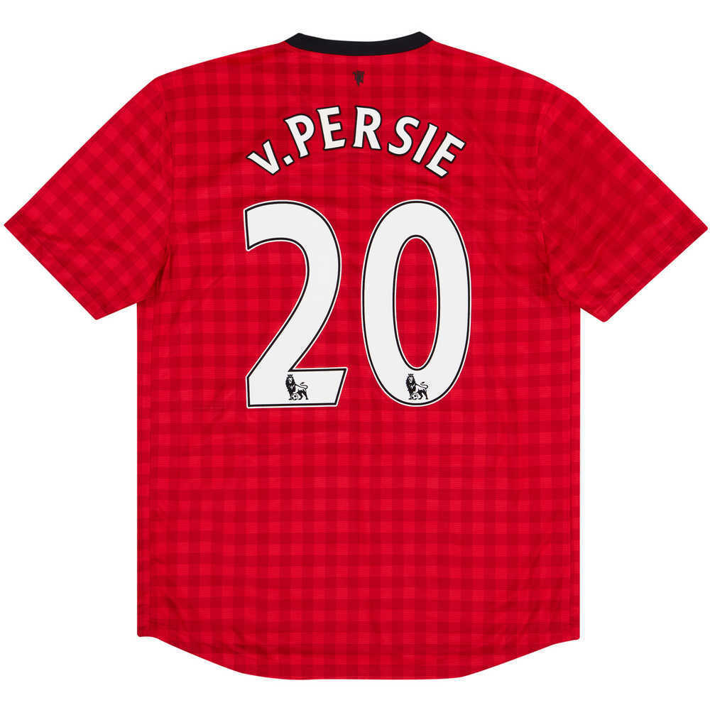 2012-13 Manchester United Home Shirt v.Persie #20 (Very Good) XL