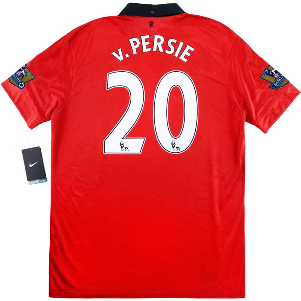 2013-14 Manchester United Home Shirt v.Persie #20 *w/Tags* 3XL