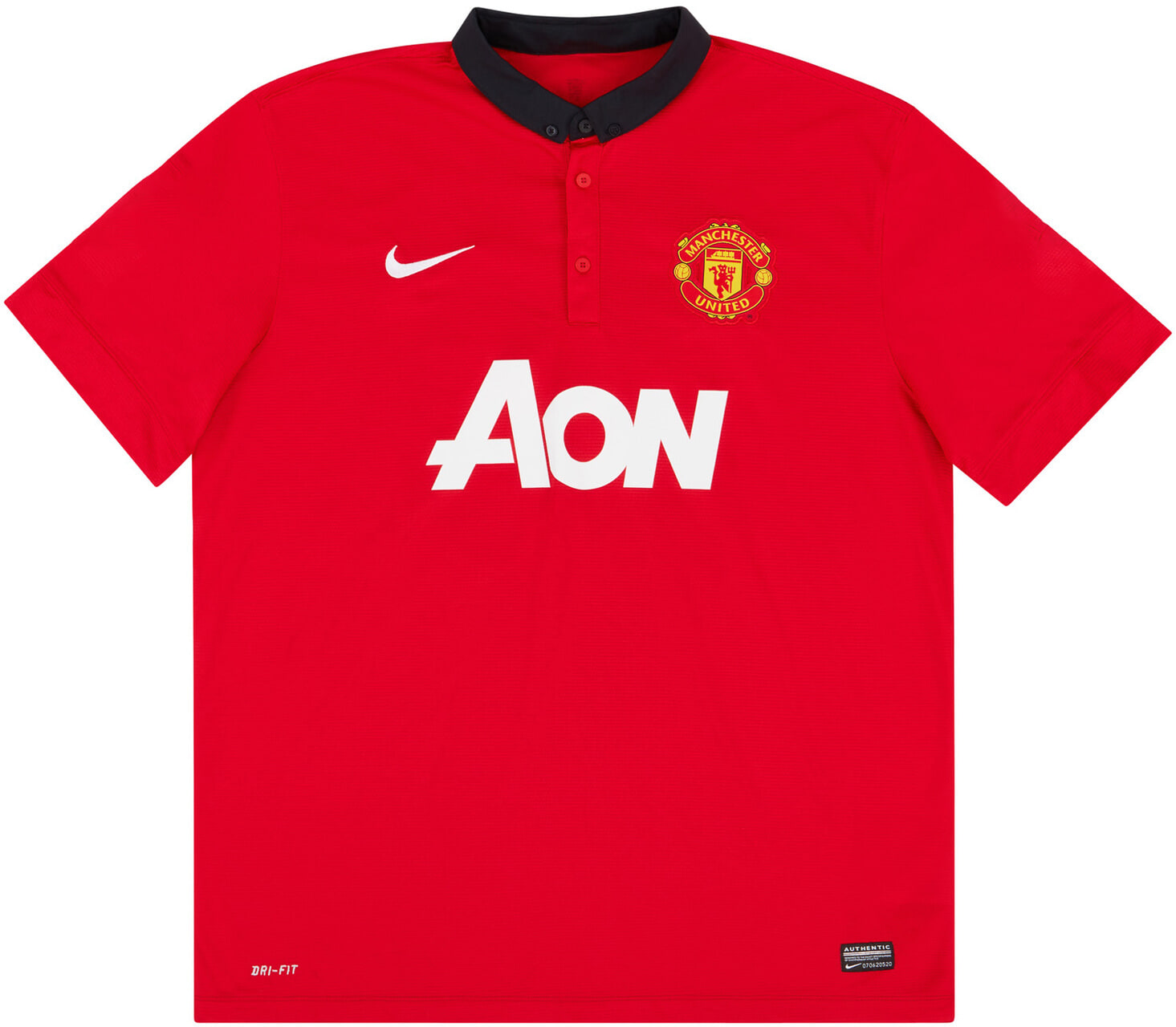 2013-14 Manchester United Home Shirt - 6/10 -