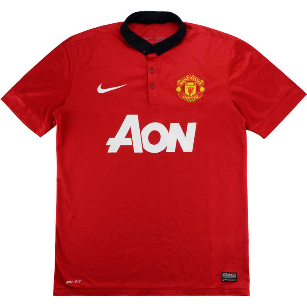 2013-14 Manchester United Home Shirt (Very Good) M