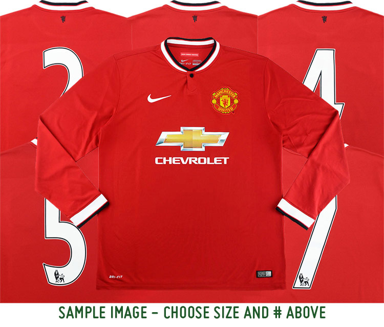 Manchester United, Rooney 10, Red Jersey, Shirt, see measurements