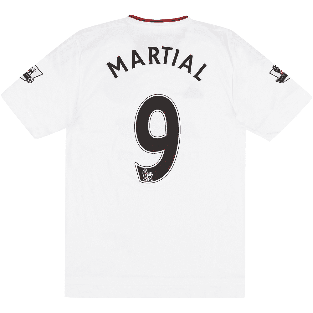 2015-16 Manchester United Away Shirt Martial #9 (Excellent) XXL