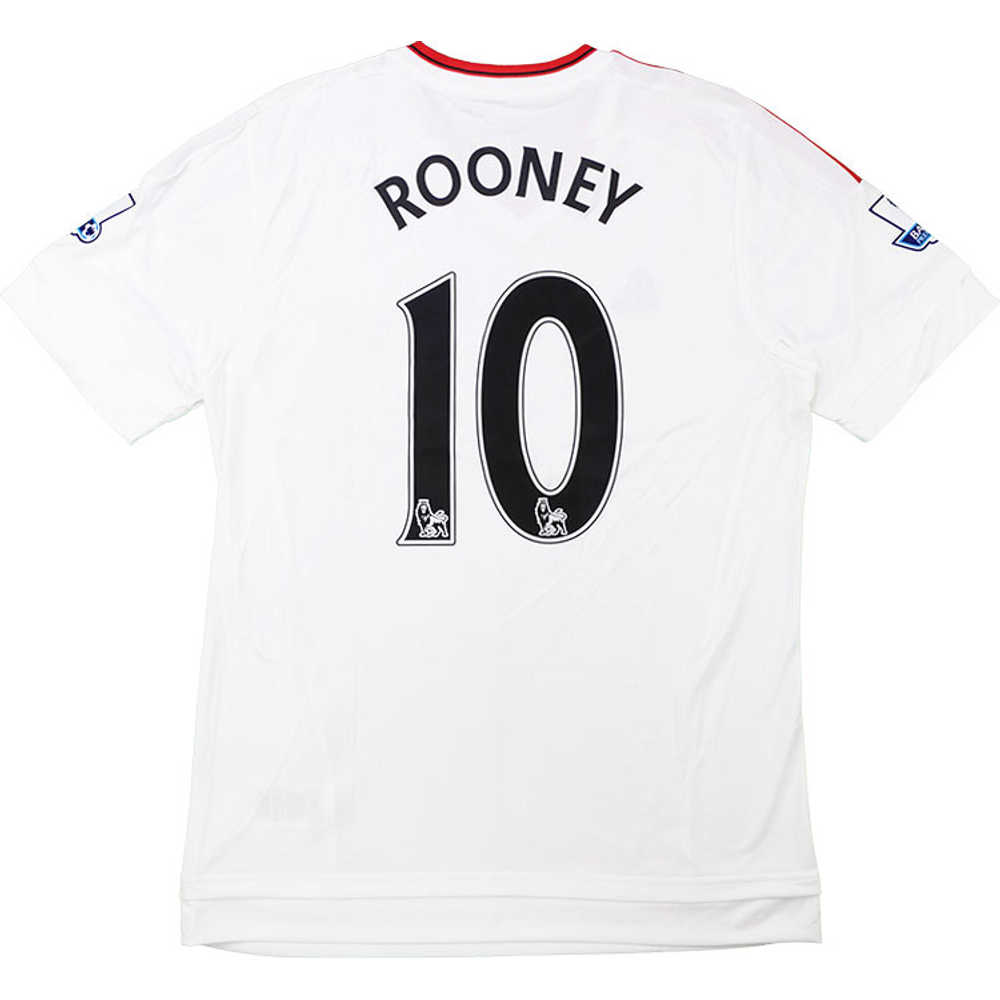2015-16 Manchester United Away Shirt Rooney #10 *w/Tags* 4XL