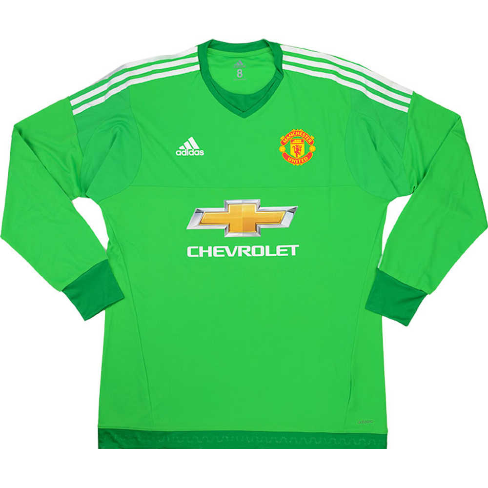 2015-16 Manchester United Adizero Player Issue GK Home Shirt *As New* L/XL