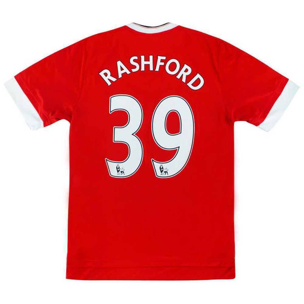 2015-16 Manchester United Home Shirt Rashford #39 *Mint* M