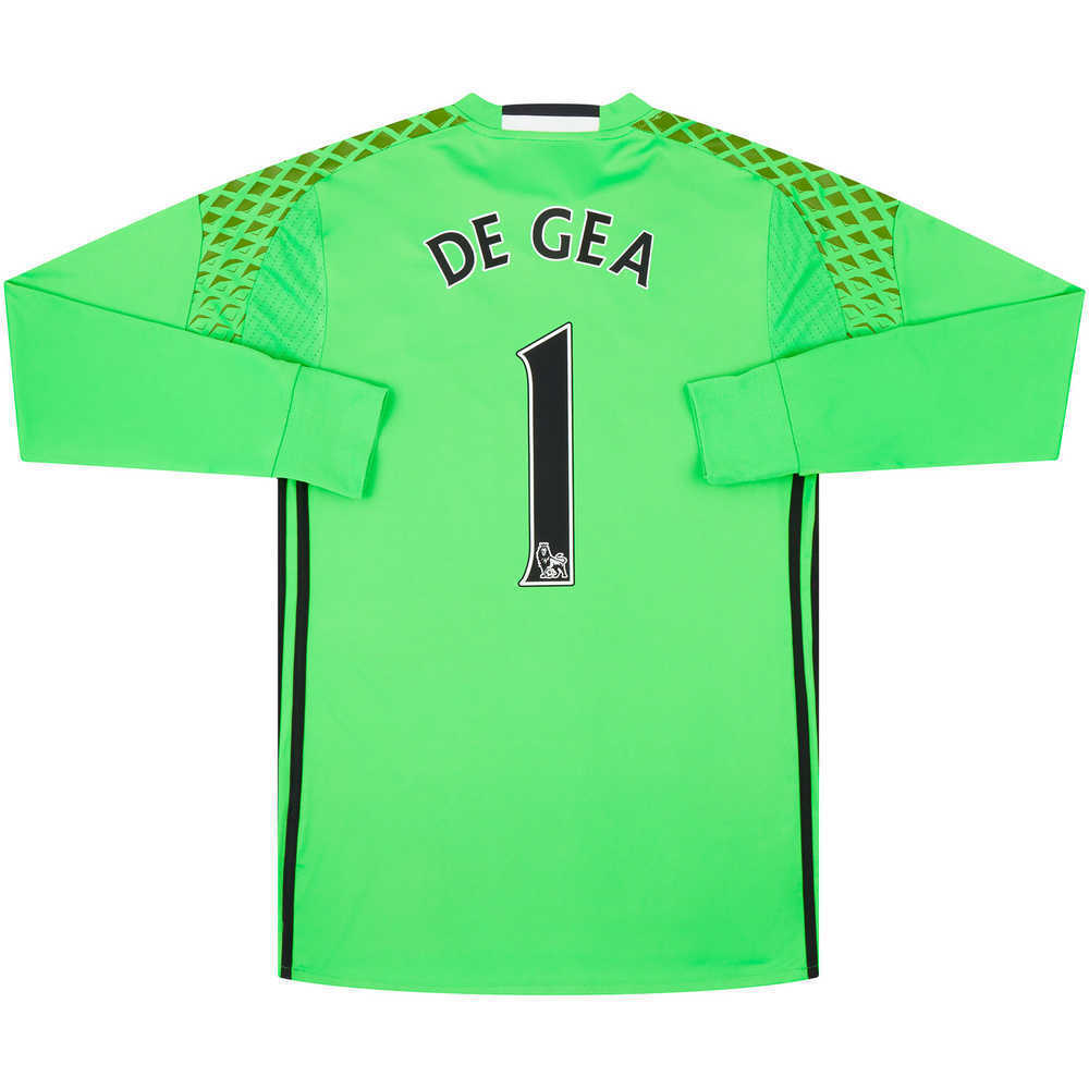 2016-17 Manchester United GK Shirt De Gea #1 (Excellent) S