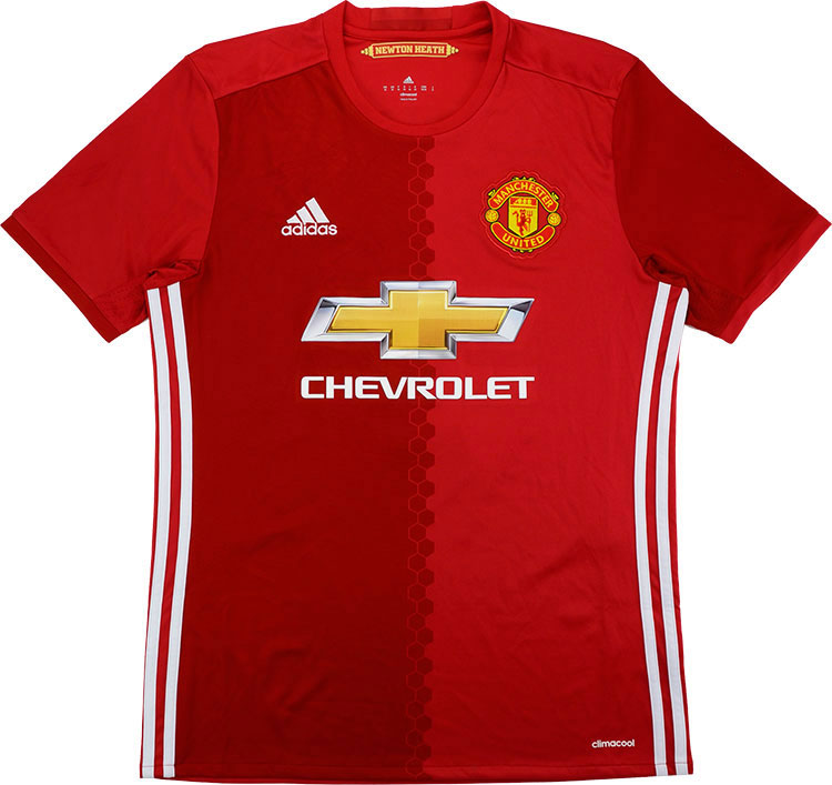 2016-17 Manchester United Home Shirt Very Good)